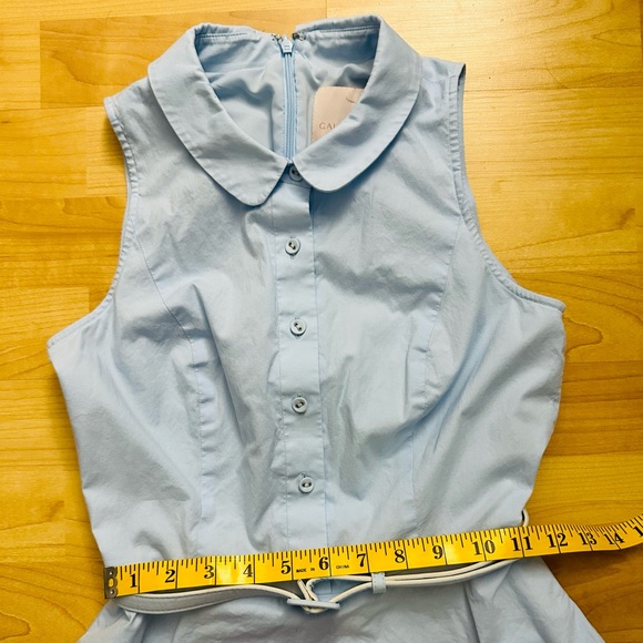 Gal Meets Glam Light Blue Midi Dress - Picture 6 of 7